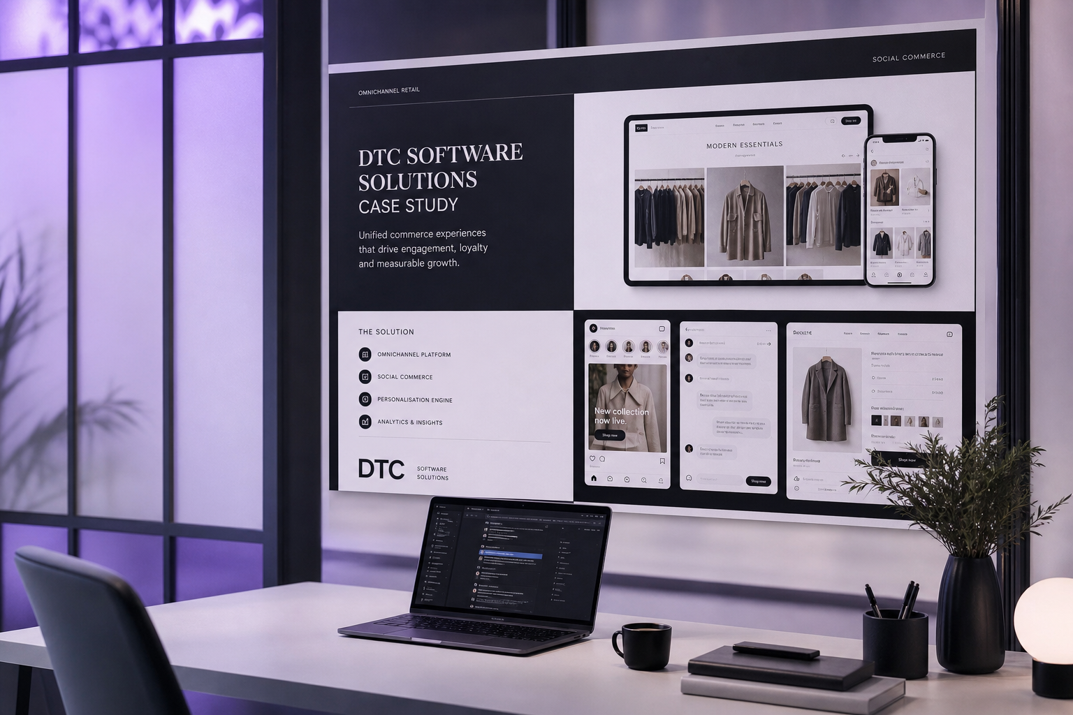 Direct-to-consumer software solutions and omnichannel retail platform case study